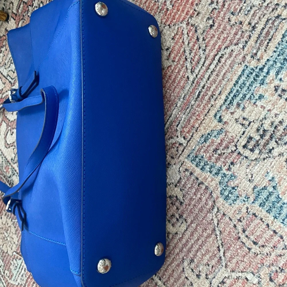 Michael Kors Jet Set Travel Saffiano Leather Tote — Cobalt Blue with dust bag - Picture 5 of 5